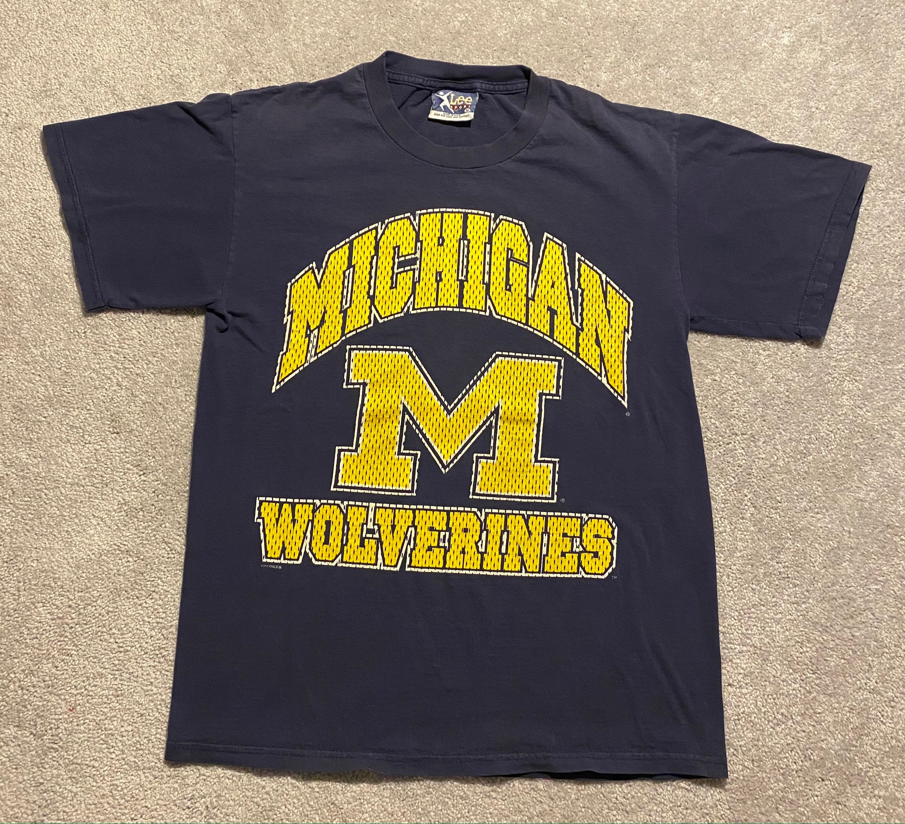 Vintage Lee Sport Michigan Wolverines T-Shirt Size M – Vintage