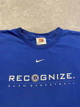 Load image into Gallery viewer, 90s Nike Center Swoosh Duke Basketball T-Shirt Size L
