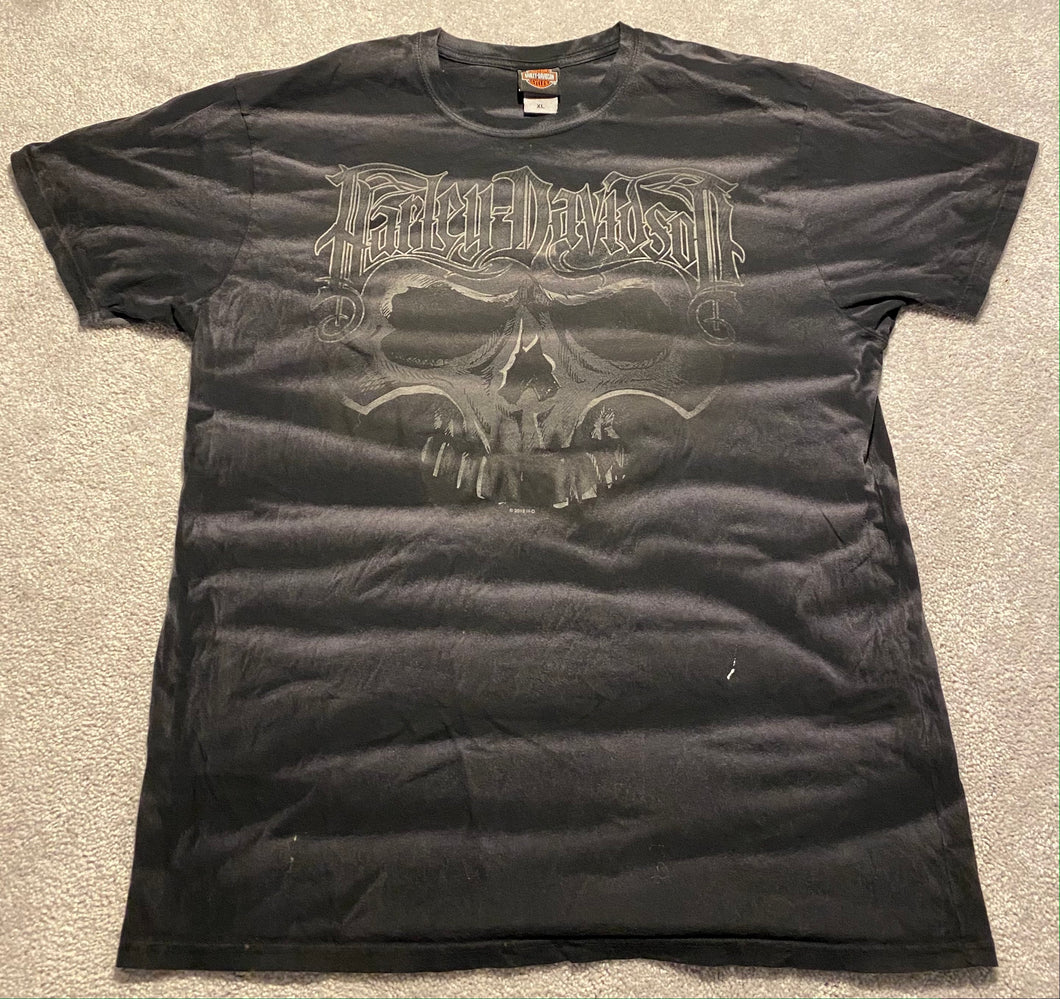 2009 Harley Davidson Skull Dye T-Shirt Size XL
