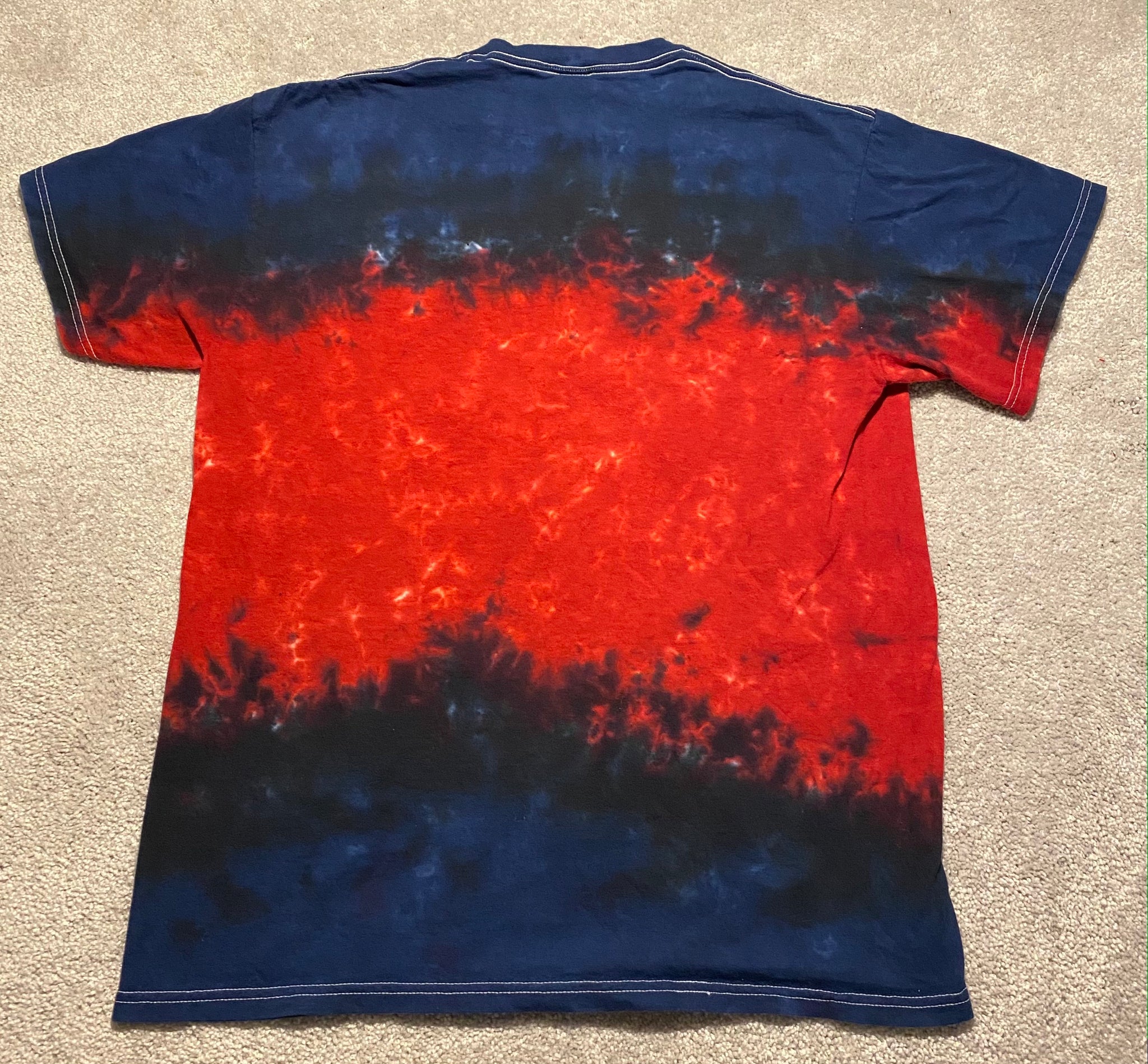 Texas Rangers Tie Dye Splatter Print Logo T-Shirt Size L –  Vintage-Streetwear-Archive