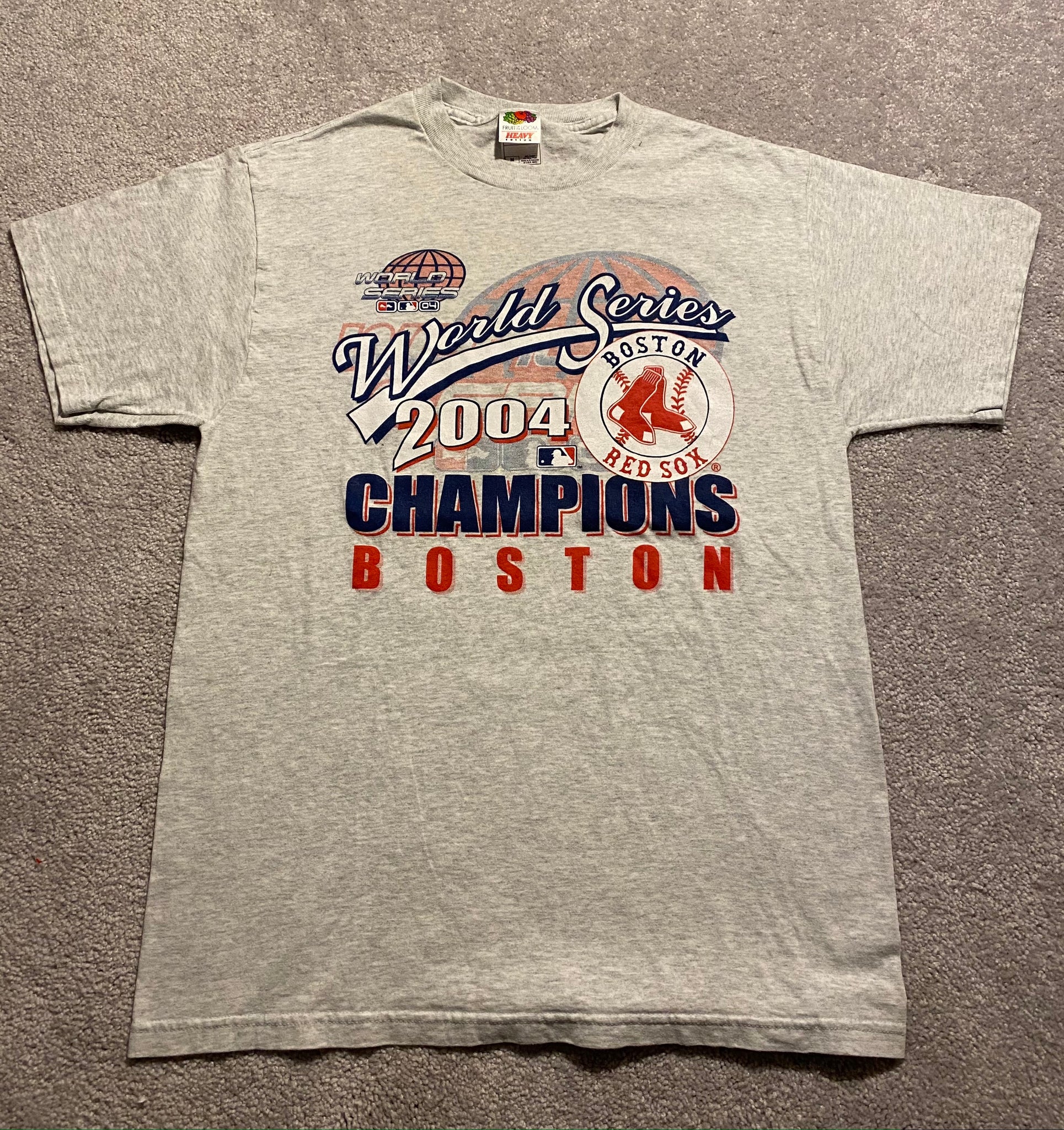 2004 Boston Red Sox World Series T-Shirt Size M – Vintage